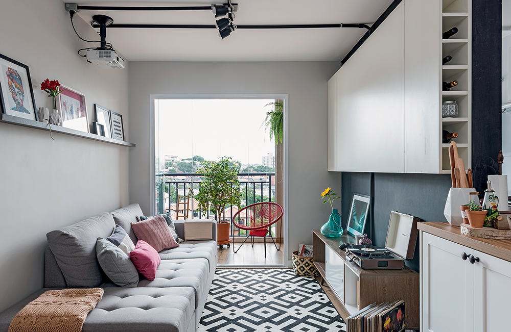 apartamento pequeno decorado airbnb prego e martelo